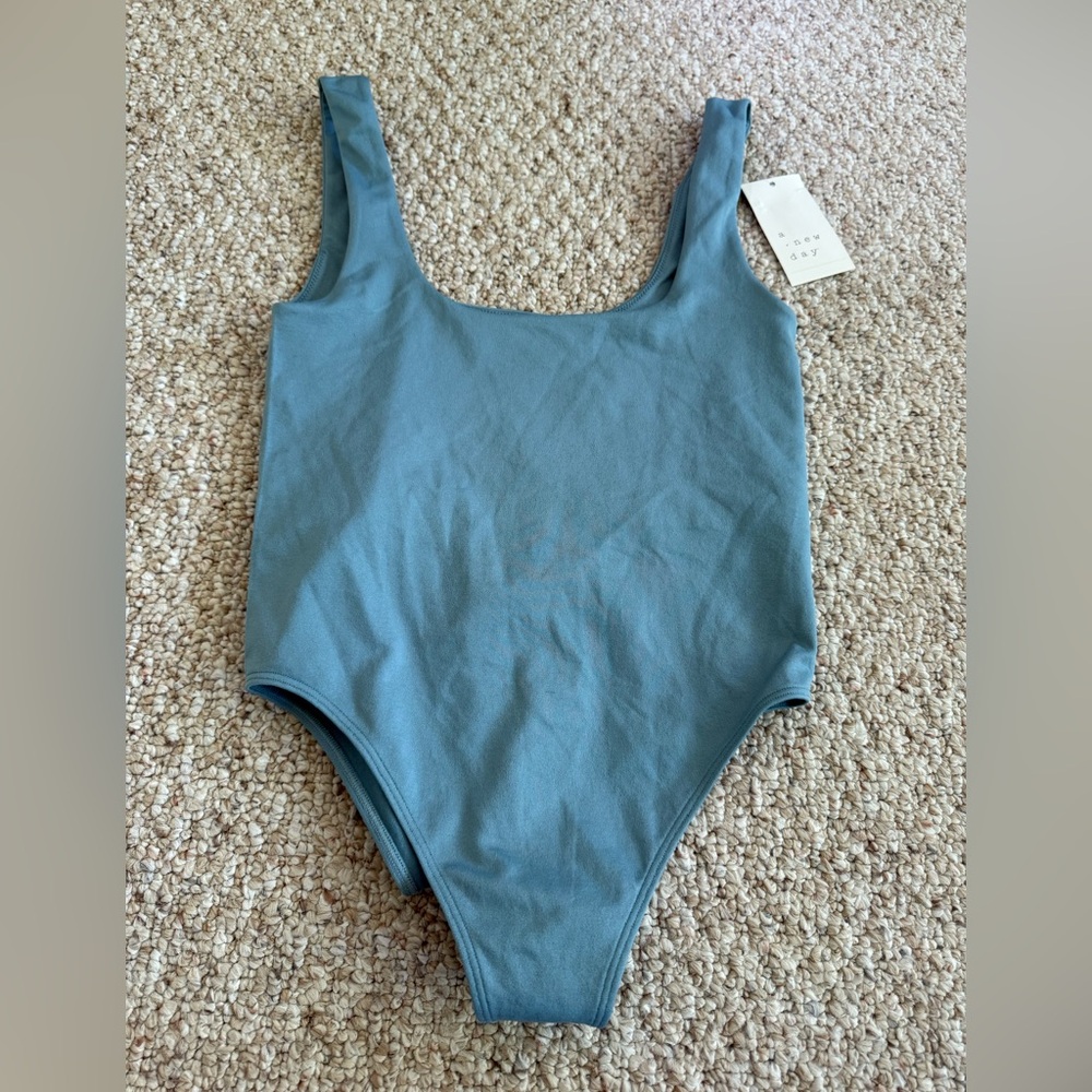 Women's A New Day Seamless Tank Bodysuit Light Blue Size XS XSmall New